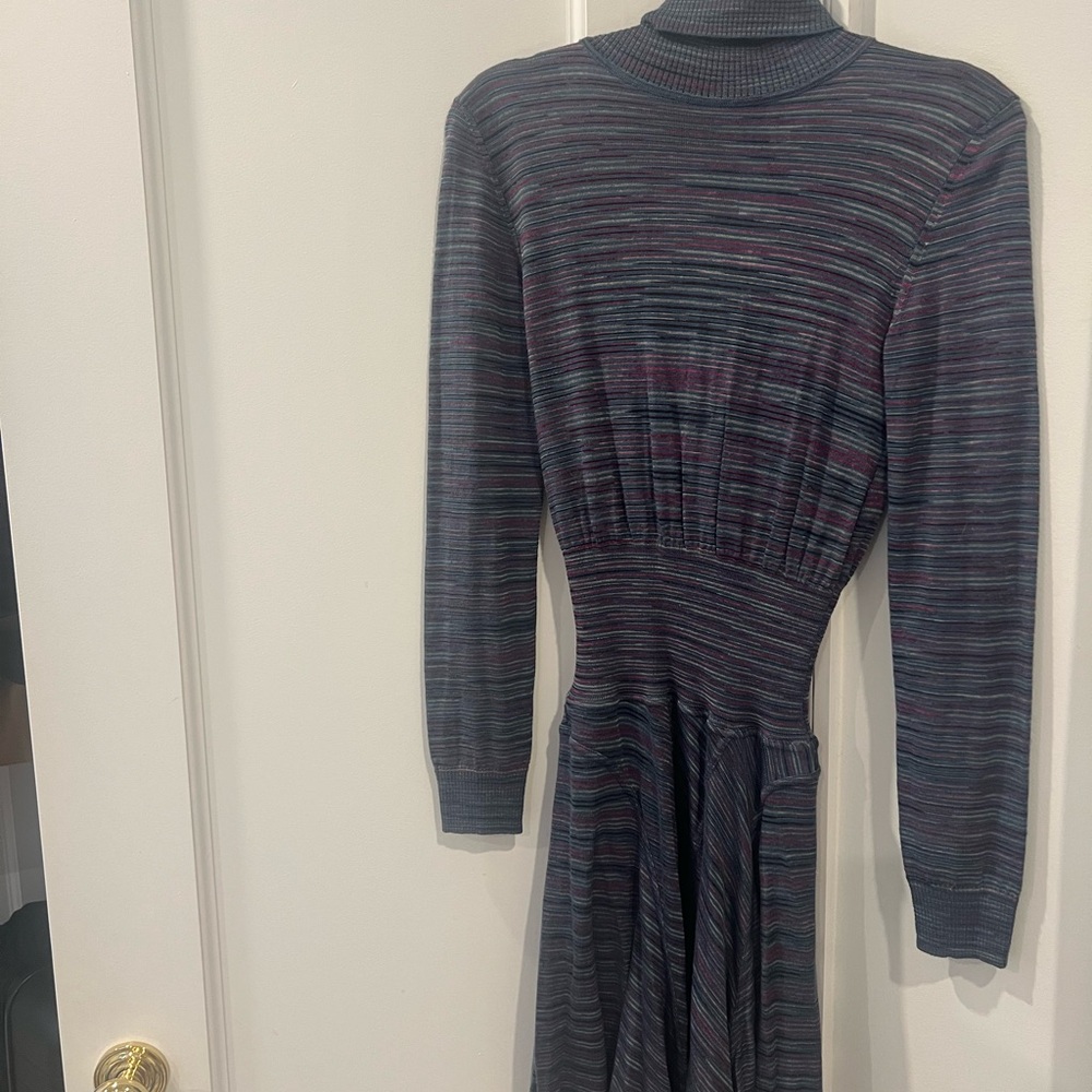Missoni Multicolor Knit Dress with Keyhole Back